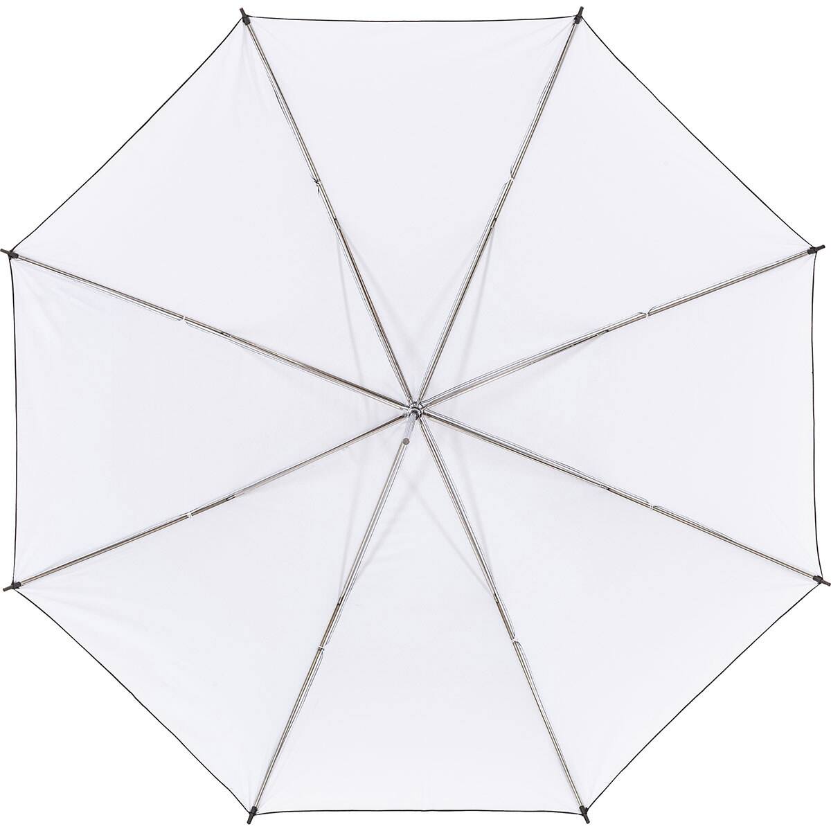 Alt View 2. Glow - Glow 40" White Umbrella with Black Back.
