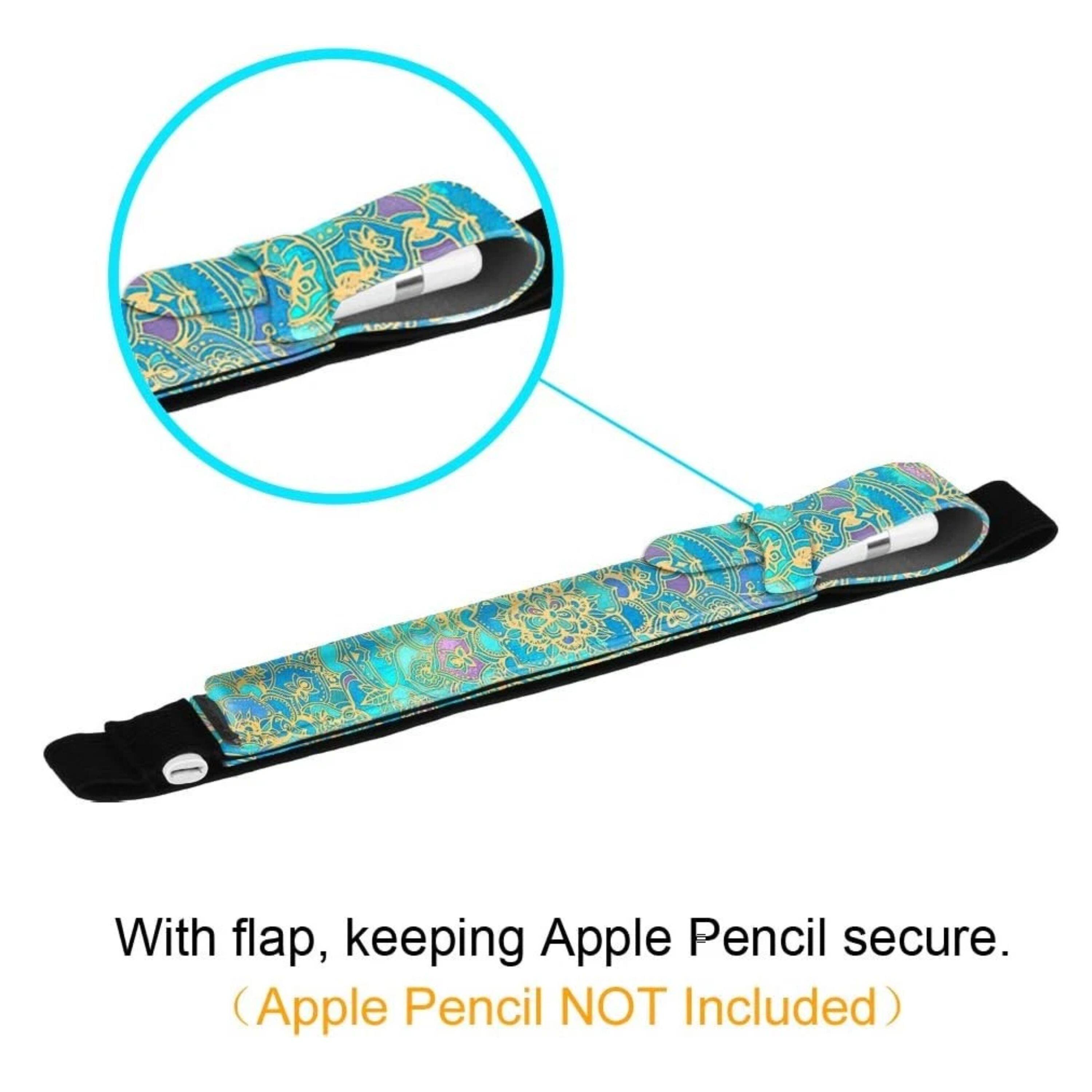 With flap, keeping Apple Pencil secure. (Apple Pencil NOT Included)