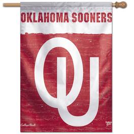 WinCraft - Oklahoma Sooners 28" x 40" College Vault Single-Sided Vertical Banner - Multicolor