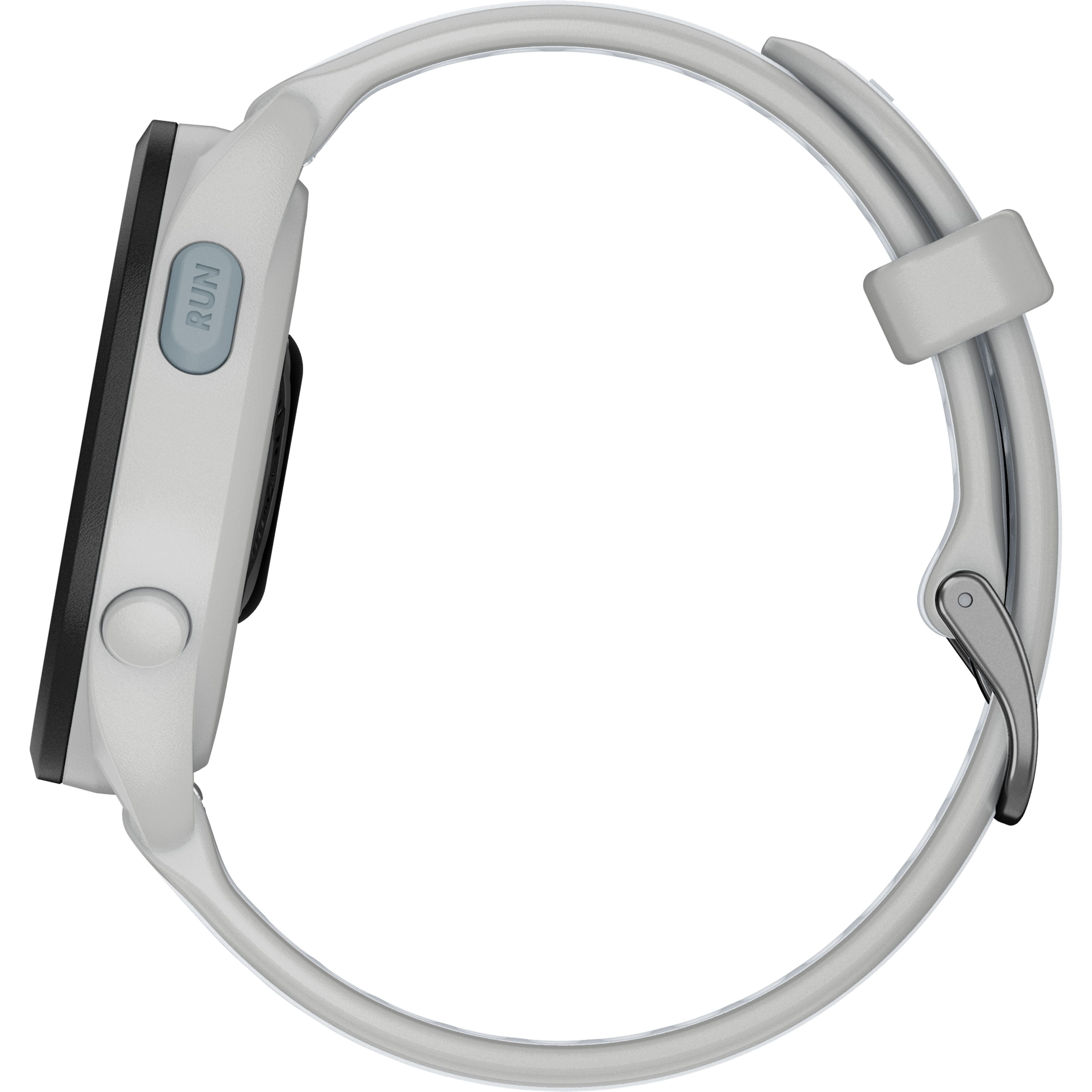 Alt View 2. Garmin - Forerunner 165 GPS Smartwatch 43 mm Fiber-Reinforced Polymer - Gray/Whitestone.