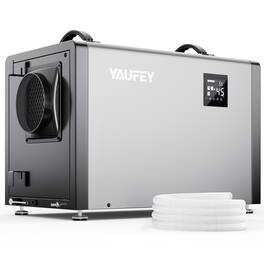 Yaufey - 216 Pints Commercial Dehumidifier up to 8,000 Sq. Ft. with Built-in Pump for Crawl space - Iron