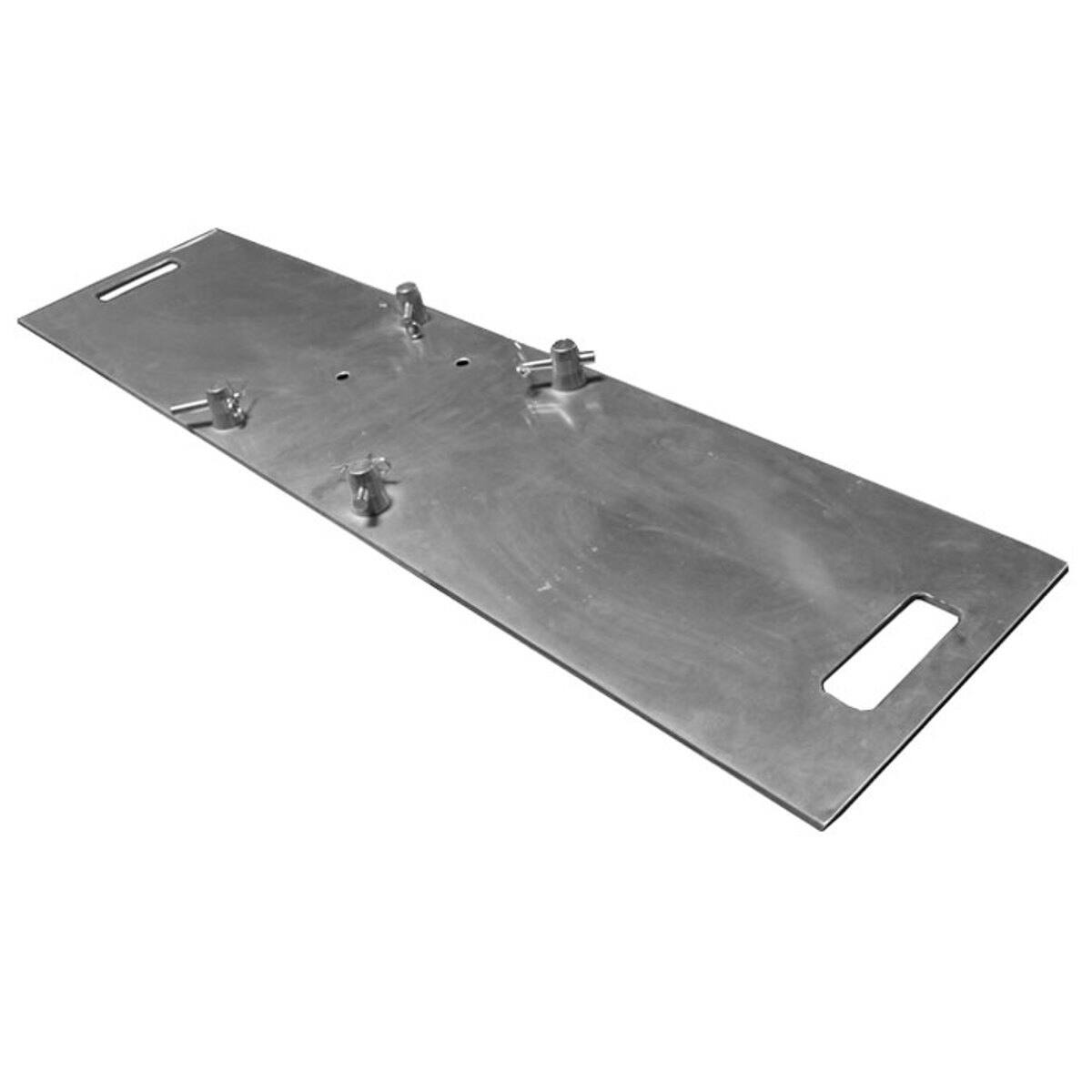 Front. ProX - ProX XT-BP1248A 12x48" F34 Truss Aluminum Base Plate with Conical Connectors.