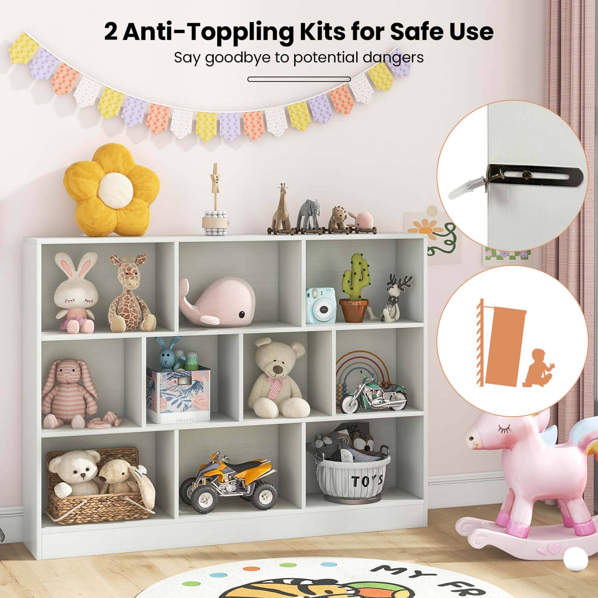 2 Anti-Toppling Kits for Safe Use Say goodbye to potential dangers TOYS PTA MY FRP