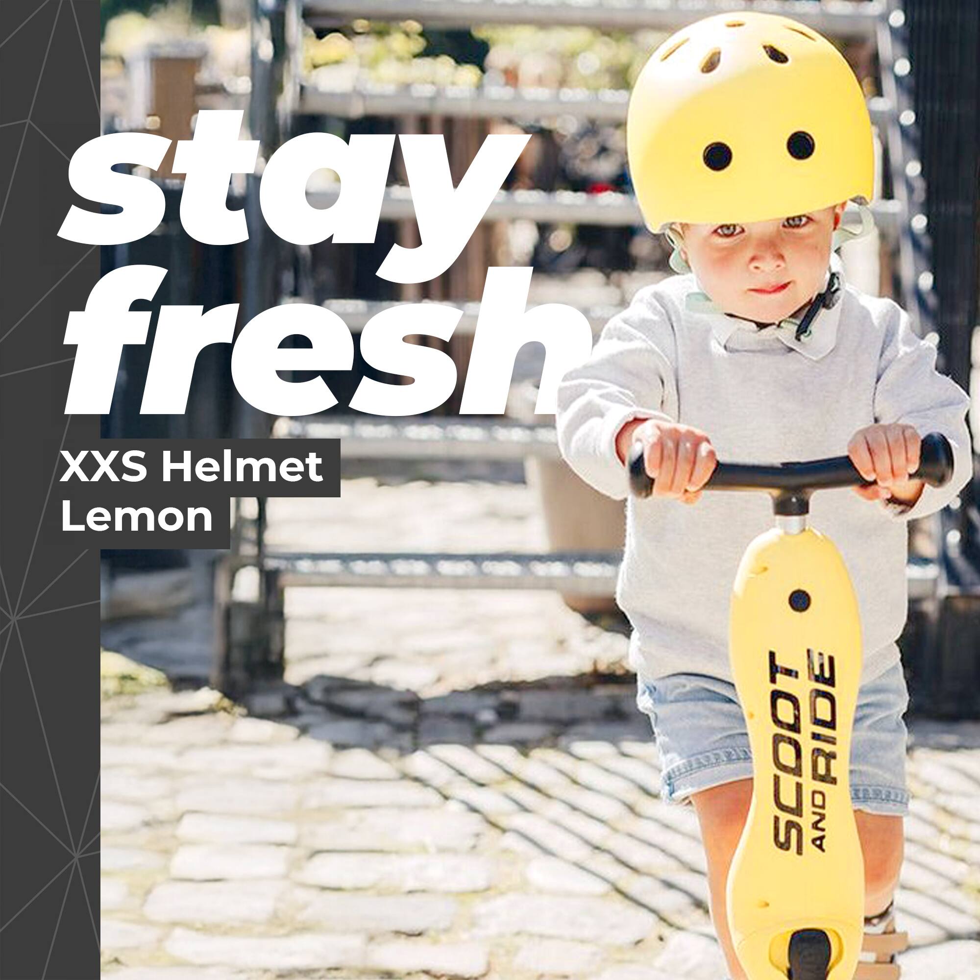 stay fresh  
XXS Helmet Lemon  
SCOOT AND RIDE