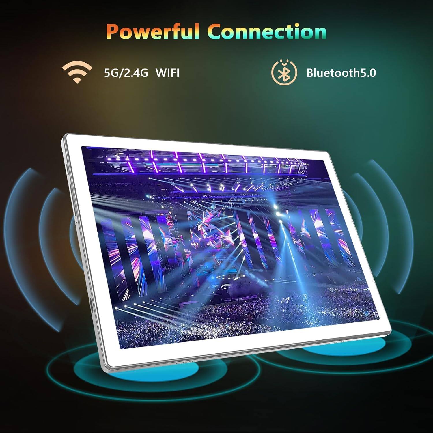 Powerful Connection

5G/2.4G WIFI

Bluetooth5.0