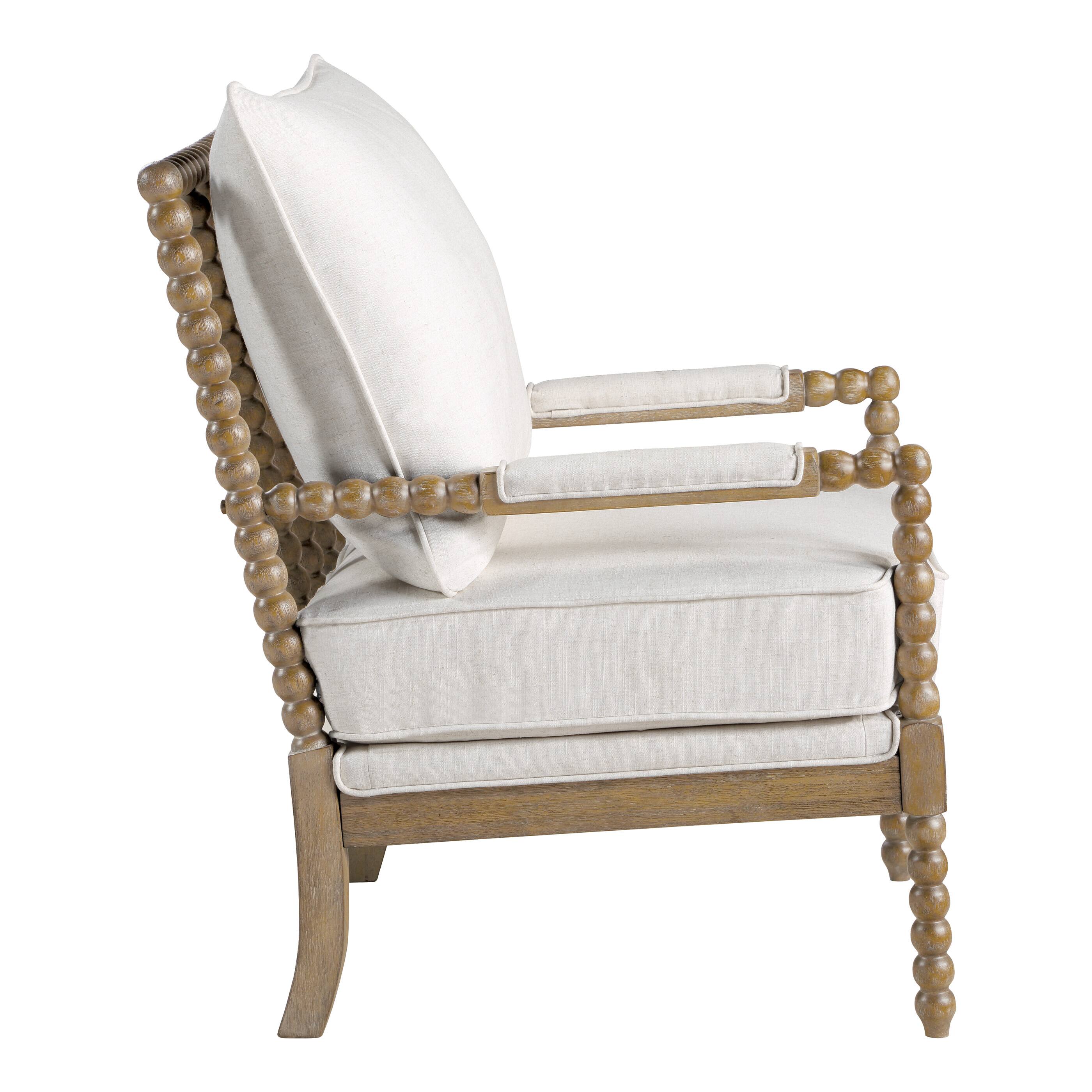 OSP Home Furnishings Fletcher Spindle Chair Linen FLRL32 Best Buy