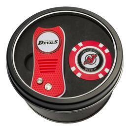 Team Golf - New Jersey Devils Switch Chip Golf Tin Set - Multicolor