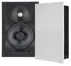 Front. Sonance - VX66 TL RECTANGLE - Visual Experience Series 6.5" 2-Way Thinline In Wall Speakers (Pair) - Paintable White.