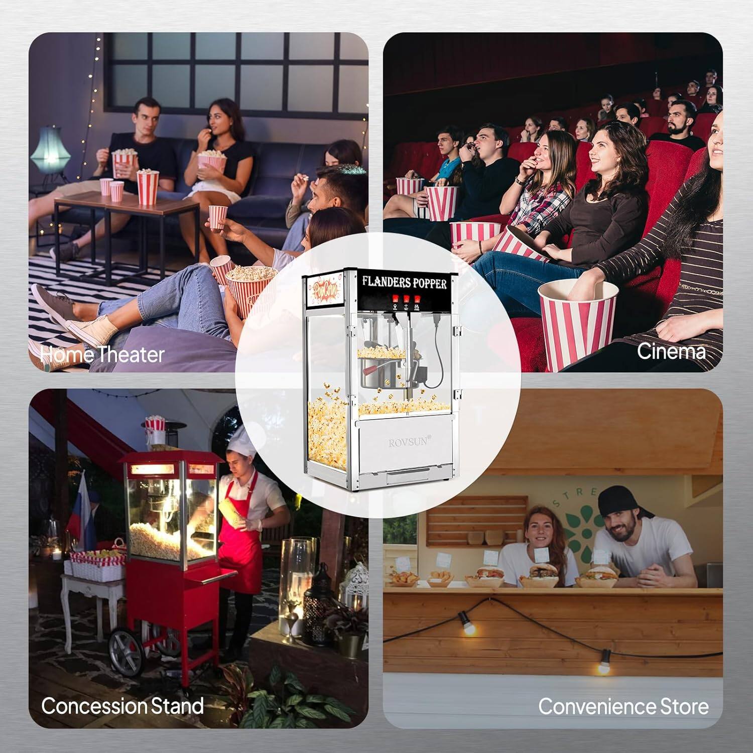 FLANDERS POPPER 1 Home Theater Cinema ROVSUN STRE R  
Concession Stand Convenience Store