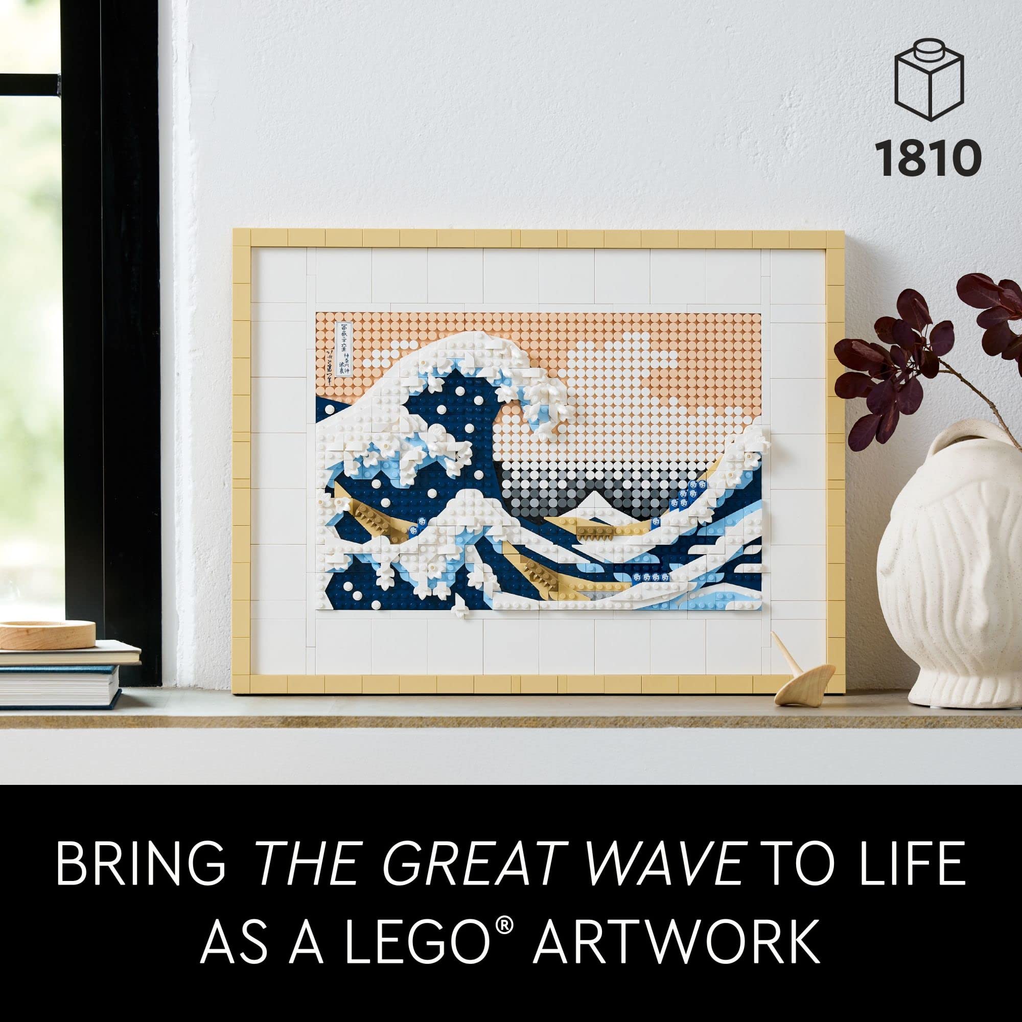1810 BRING THE GREAT WAVE TO LIFE AS A LEGO® ARTWORK