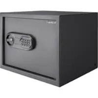 Barska - WL80 WardenLight Mini LED Digital Keypad Safe - Black - Front_Zoom