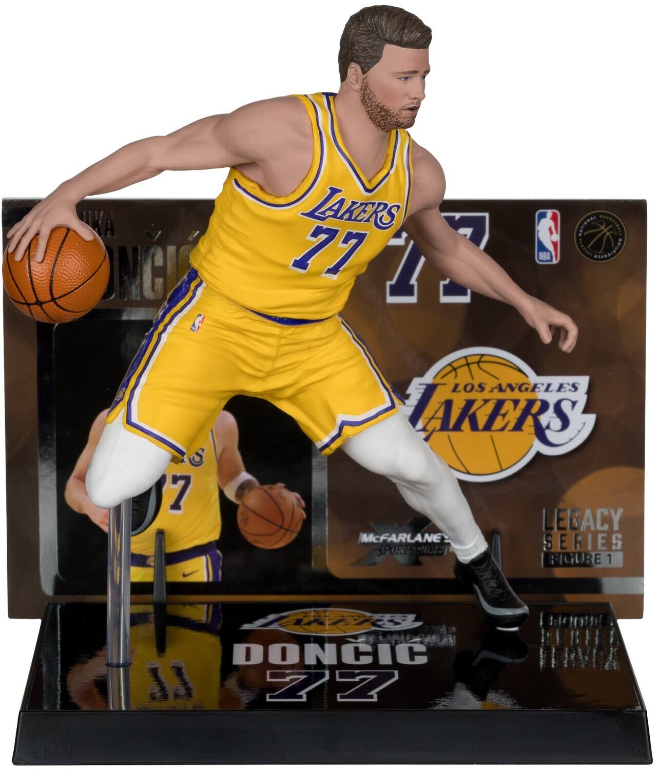 A NG 2 LAKERS 77 7 NBA BATISNAS BOEIRAN ROONIg R S 7 LOS ANGELES LAKERS LEGACY MCFARLANE SERIES SPORTS NCTS FIGURE 1 LR 1AE DONGIC JJ