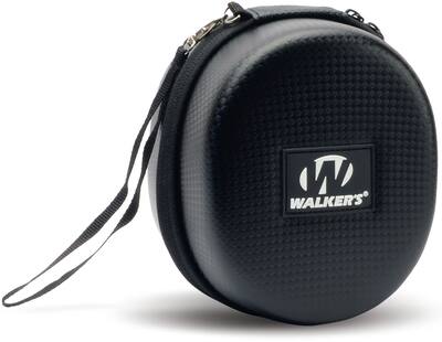 Walker's Razor Slim Electronic Earmuffs (Gray Camo) – With Case & Shooting Glasses
