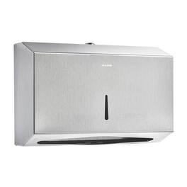 Alpine Industries - Paper Towel Holder, C-Fold/Multi-Fold, Horizontal Paper Towel Dispenser - Stainless Steel