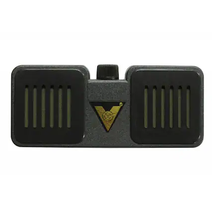 Front. Prestige - Refillable Reservoir Cigar Humidifier - Black Finish.