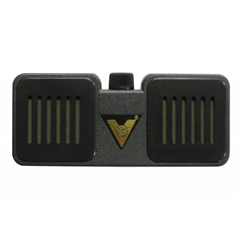 Front. Prestige - Refillable Reservoir Cigar Humidifier - Black Finish.