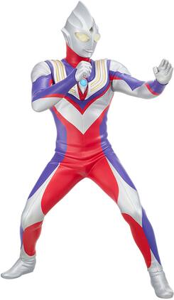 PopMarket - BanPresto - Ultraman Tiga - Hero's Brave Statue Figure - Ultraman Tiga (Kagayakeru Monotachi E) - COLLECTIBLES - Multicolor