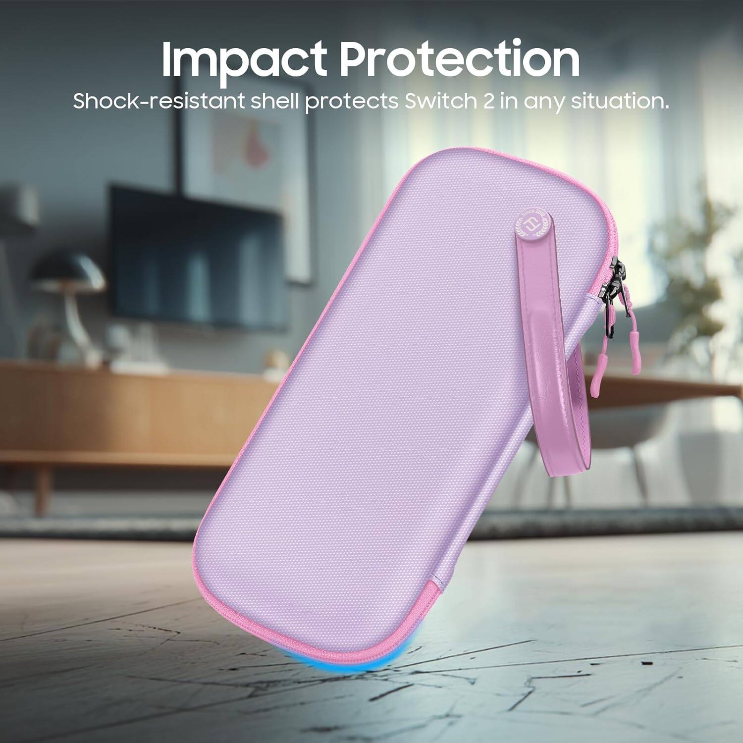 Impact Protection  
Shock-resistant shell protects Switch 2 in any situation.