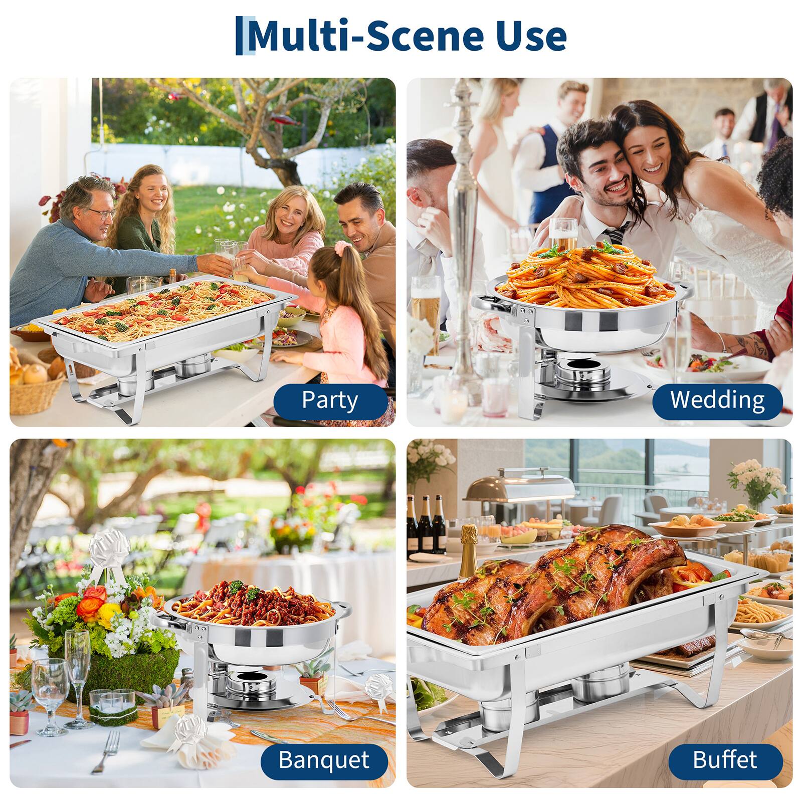 Multi-Scene Use

- Party
- Wedding
- Banquet
- Buffet