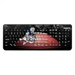 Keyscaper - Dallas Cowboys Legendary Design Wireless Keyboard - Multicolor