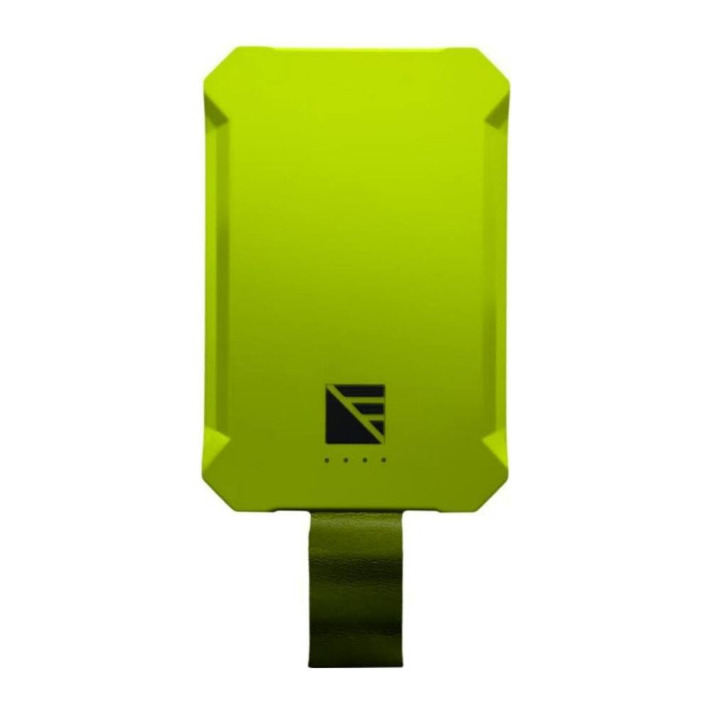 Front. Dark Energy - Poseidon Nano 3000mAh Green Wireless Charger with Portable Construction.