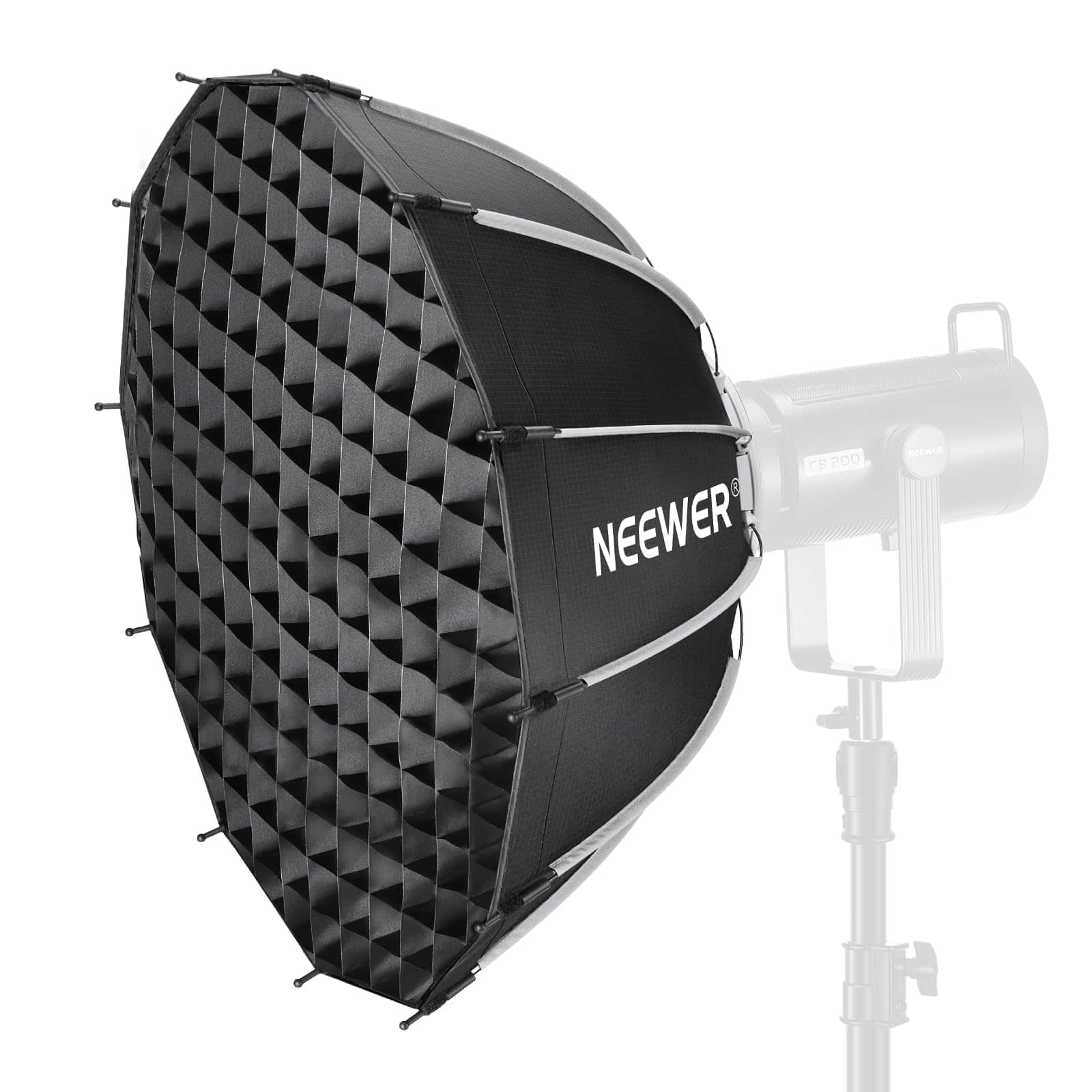 Neewer - 65cm Parabolic Dodecagon Softbox, Quick Release, Bowens Mount, NS6P