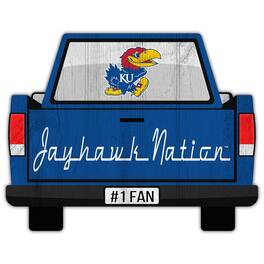 Fan Creations - Kansas Jayhawks 12'' x 12'' Truck Back D-cor - Multicolor