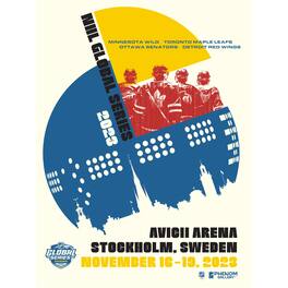 Phenom Gallery - 2023 NHL Global Series Sweden 18" x 24" Serigraph - Multicolor