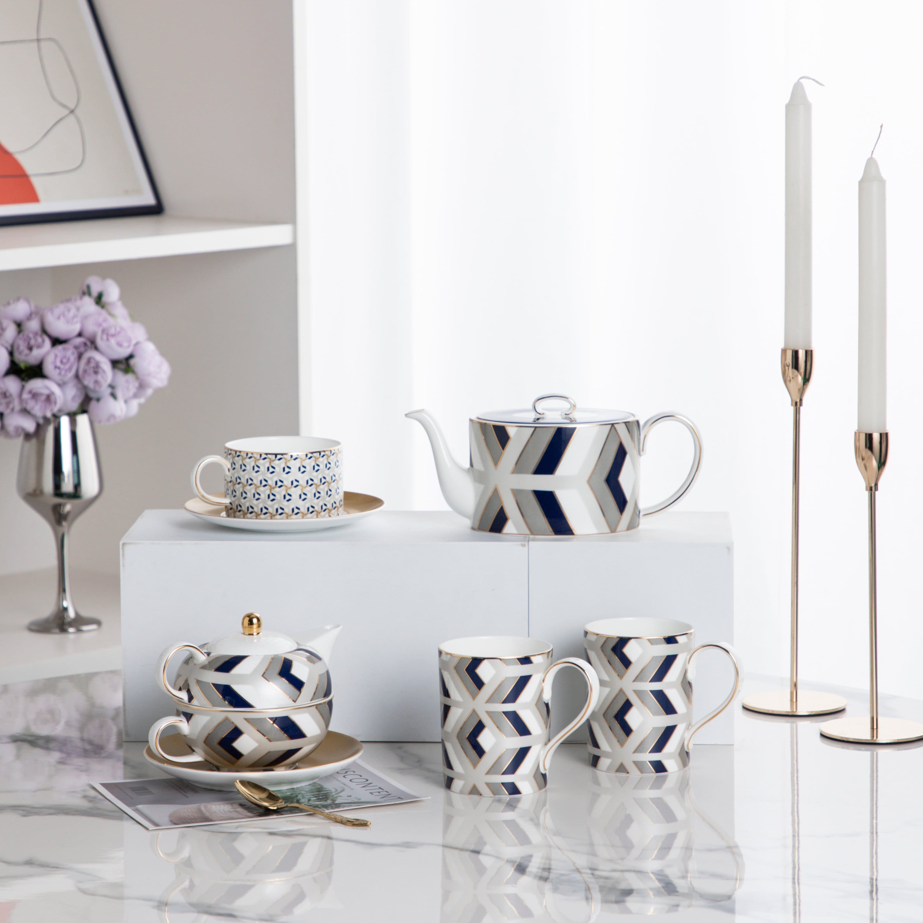 Jiallo - The Elegance in Porcelain Tea Service Collection - Multi Color price history on PriceWatchPro