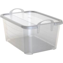 Life Story - 55 Quart Stackable Storage Bin, Light Duty Container, 18 Pack - Clear