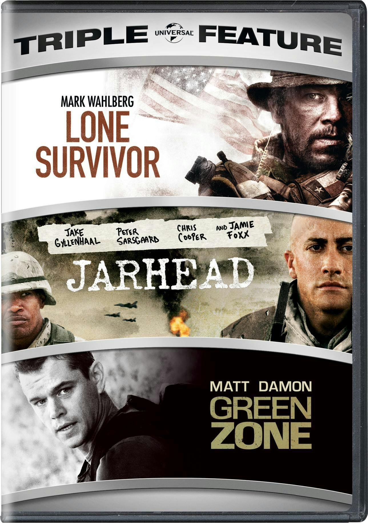 Front. Lone Survivor/Jarhead/Green Zone (DVD Triple Feature) [DVD].