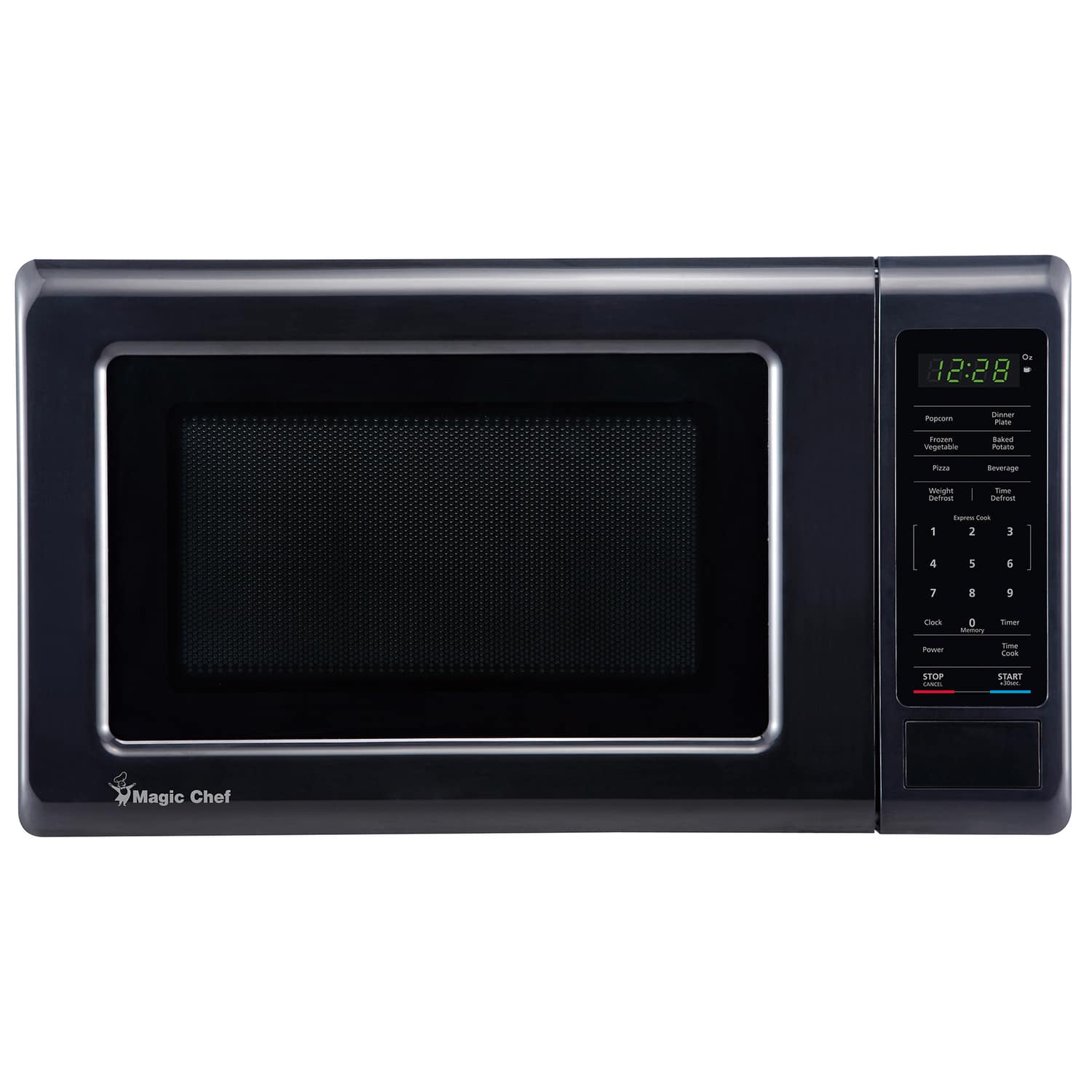 Magic Chef - MC77MB 0.7-Cu. Ft. 700-Watt Countertop Digital Touch Microwave - Black