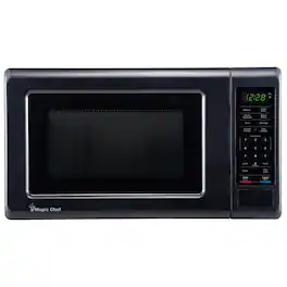 Magic Chef - MC77MB 0.7-Cu. Ft. 700-Watt Countertop Digital Touch Microwave - Black