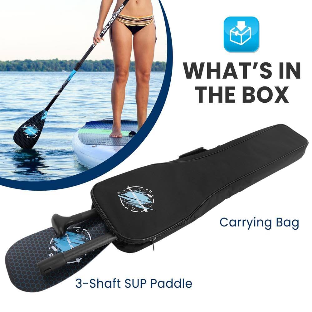 Serenel M  
What's in the Box  
9 Ke X Carrying Bag  
3-Shaft SUP Paddle