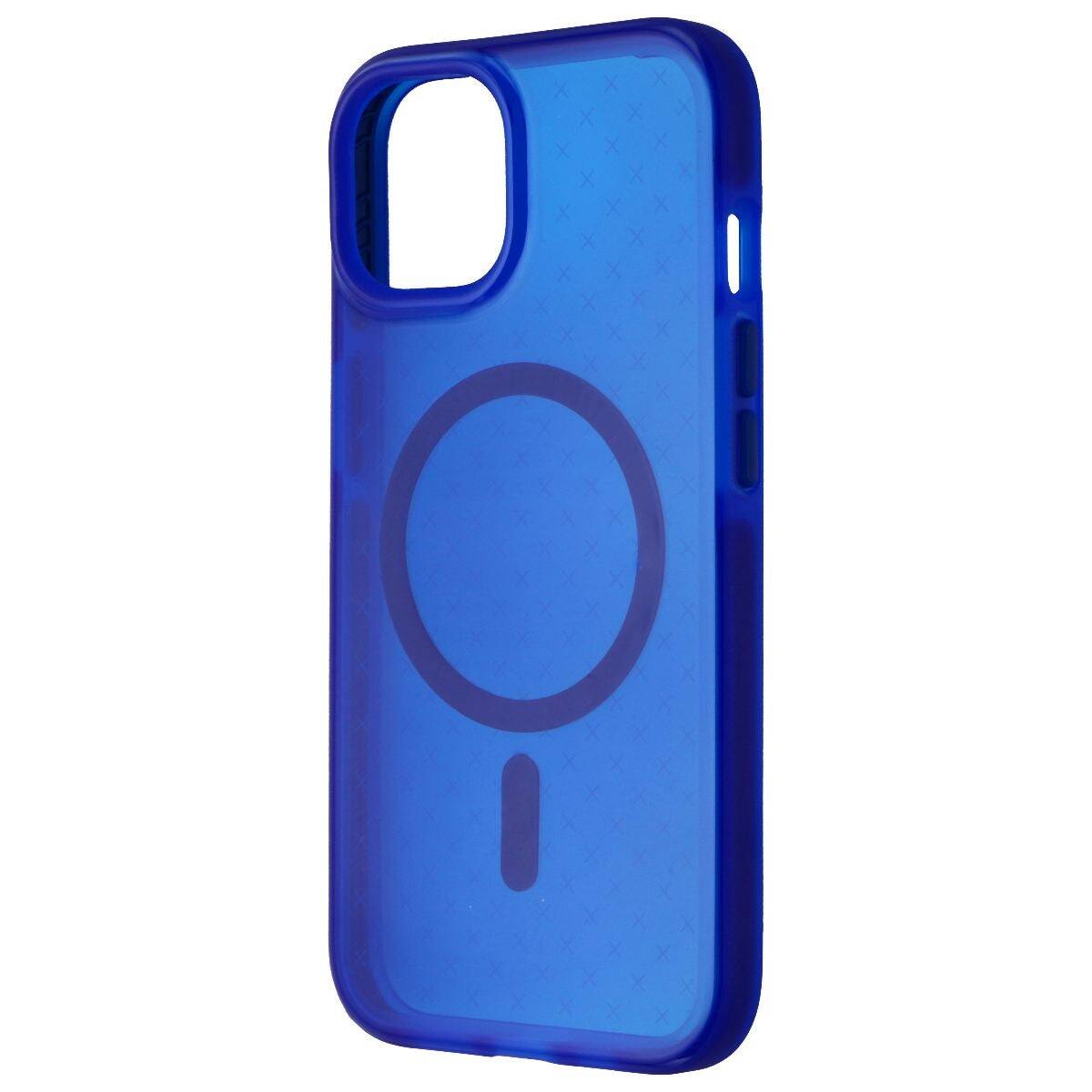 Alt View 1. Tech21 - Tech21 EvoCheck Series Gel Case for MagSafe for Apple iPhone 14 - Blue - Blue.
