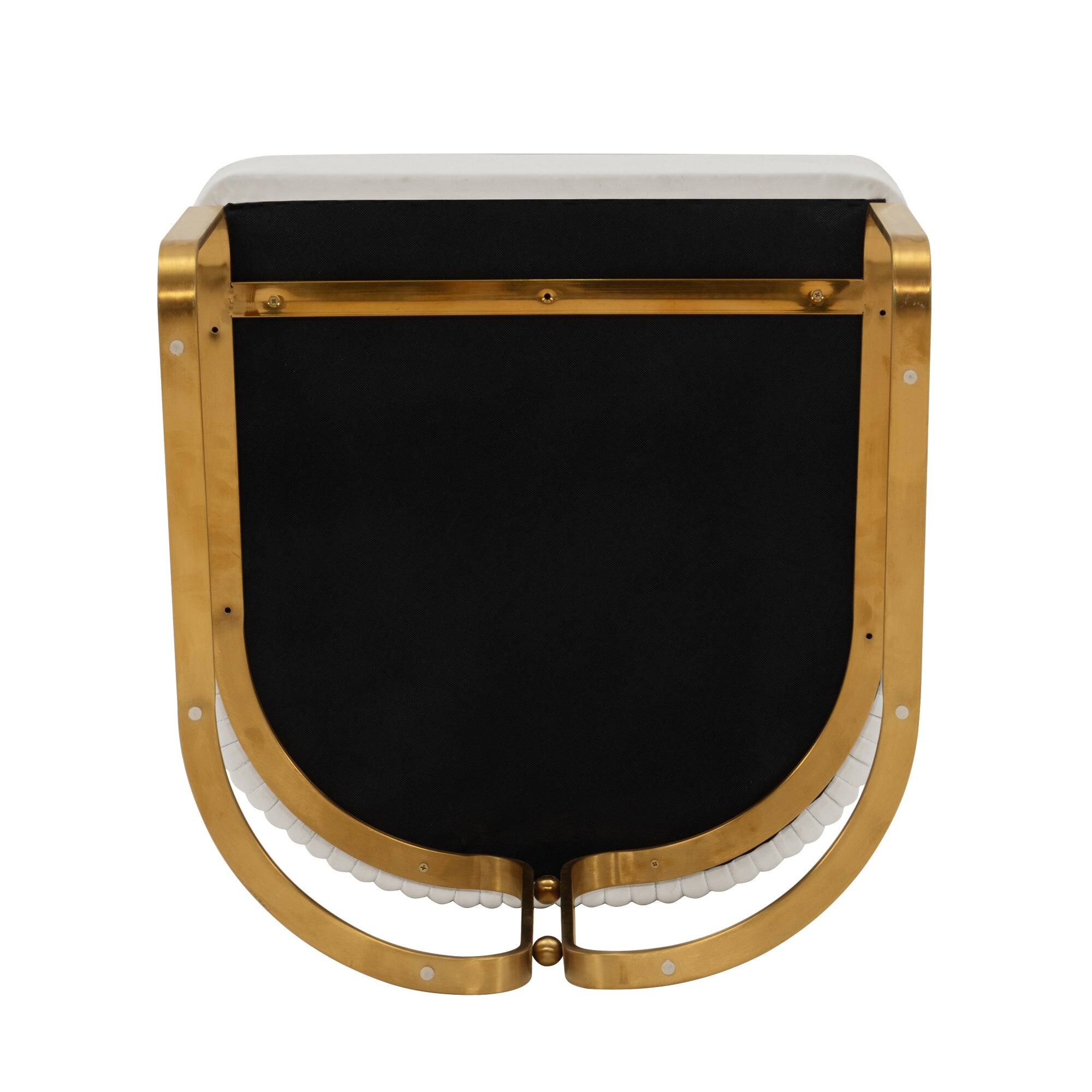 Alt View 4. Manhattan Comfort - Raya Modern Wood Vegan Leather Dining Chair - Set of 2 - Ivory.