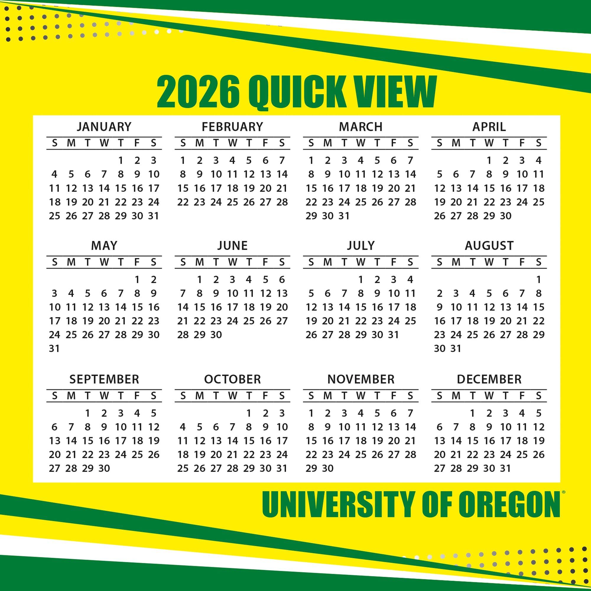 2026 QUICK VIEW

JANUARY  
S M T W T F S  
1 2 3 4 5 6 7  
8 9 10 11 12 13 14  
15 16 17 18 19 20 21  
22 23 24 25 26 27 28  
29 30 31  

FEBRUARY  
S M T W T F S  
1 2 3 4 5 6 7  
8 9 10 11 12 13 14  
15 16 17 18 19 20 21  
22 23 24 25 26 27 28  

MARCH  
S M T W T F S  
1 2 3 4 5 6 7  
8 9 10 11 12 13 14  
15 16 17 18 19 20 21