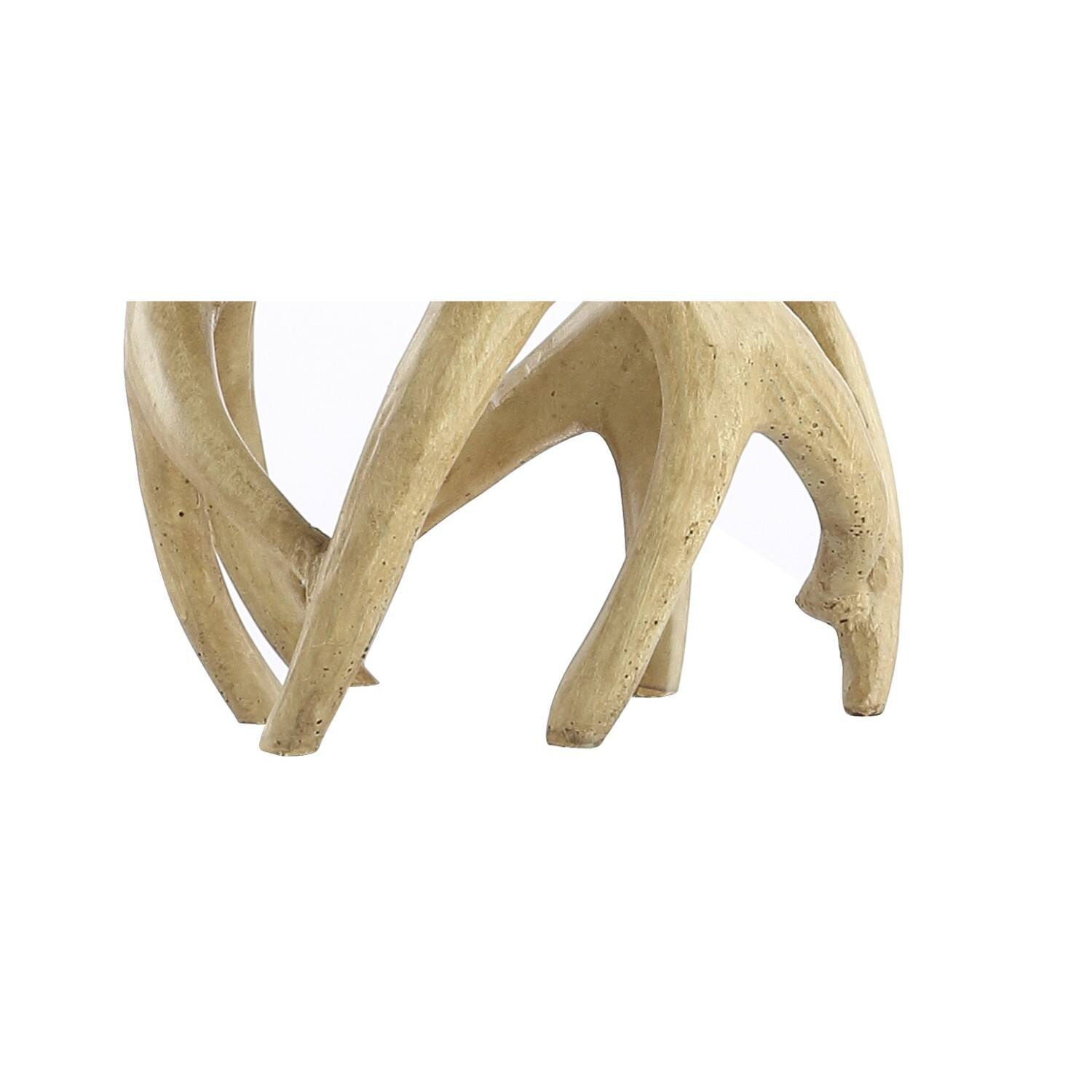 Alt View 4. Jonathan Y - Vermont 19" Antler Resin LED Table Lamp, Natural - Natural.
