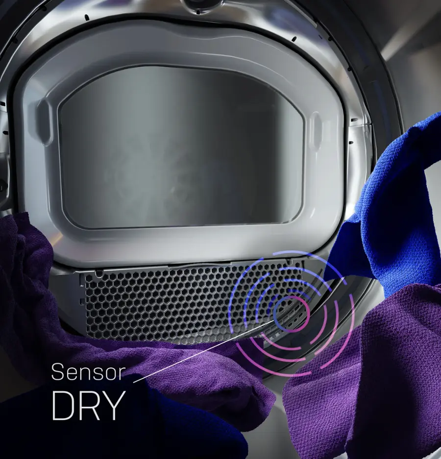 Alt View 17. GE Profile - 7.4 Cu. Ft. Smart Electric Dryer with Sanitize Cycle and Sensor Dry - Diamond Gray.