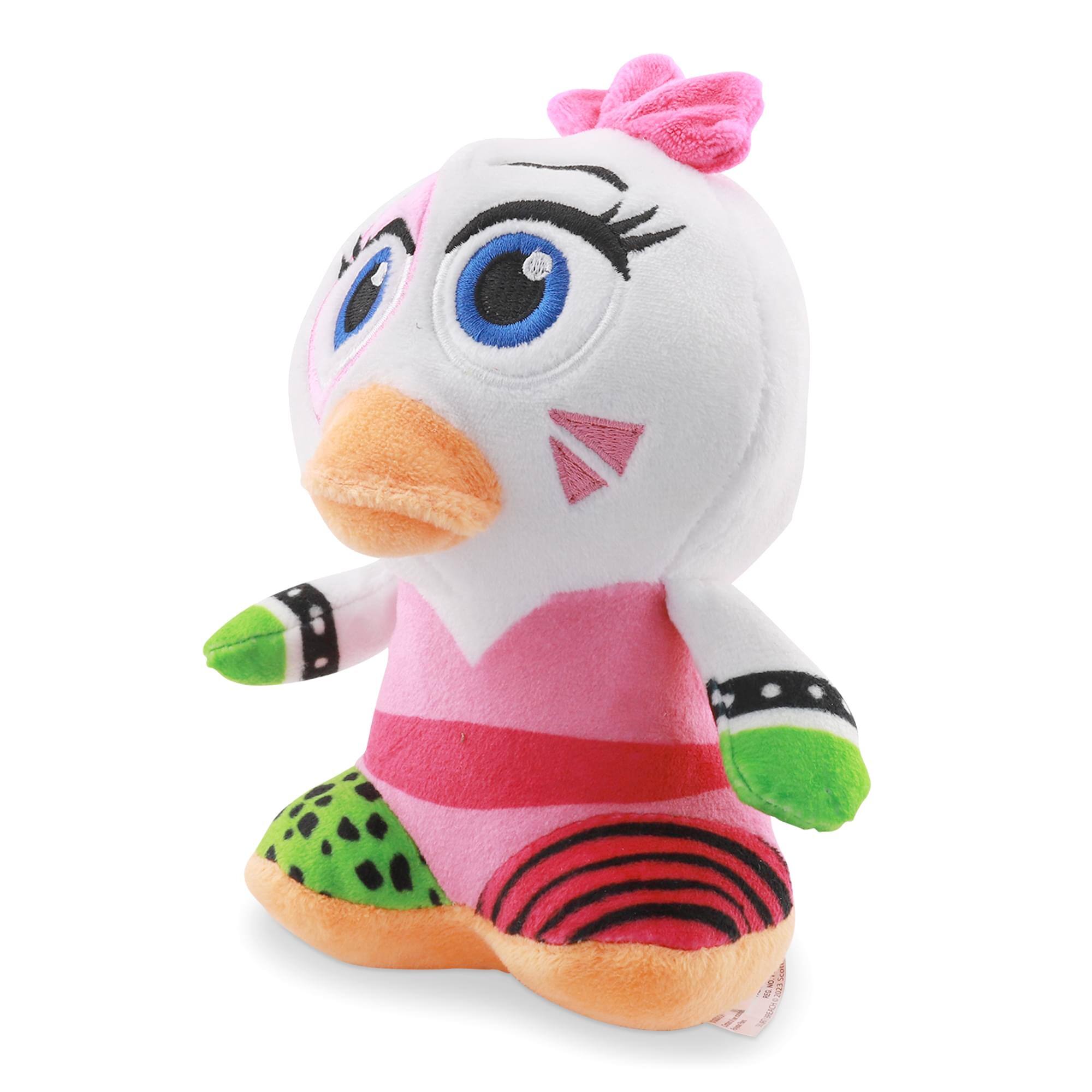 Alt View 10. Johnny's Toys - Five Nights At Freddy's Security Breach 7 Inch Plush | Glamrock Chica - Multi-Color.