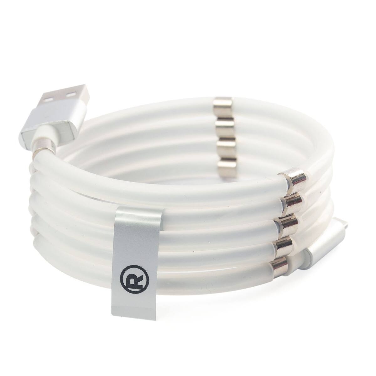 Angle. RadioShack - USB 2.0 to Lightning Cable – 3 ft - Black.