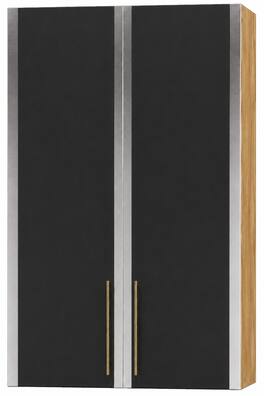 AGA - 24W x 48H x 13D Upper Cabinet - Oak - Black