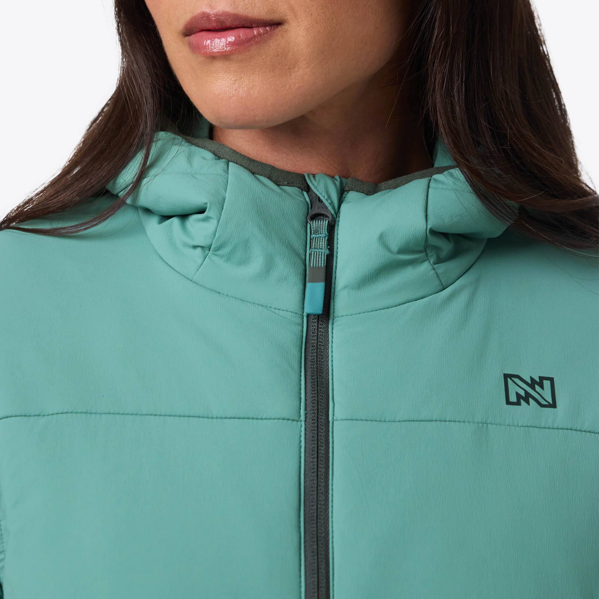 Alt View 3. Mobile Warming - Women's Luma Heated Jacket - Teal.
