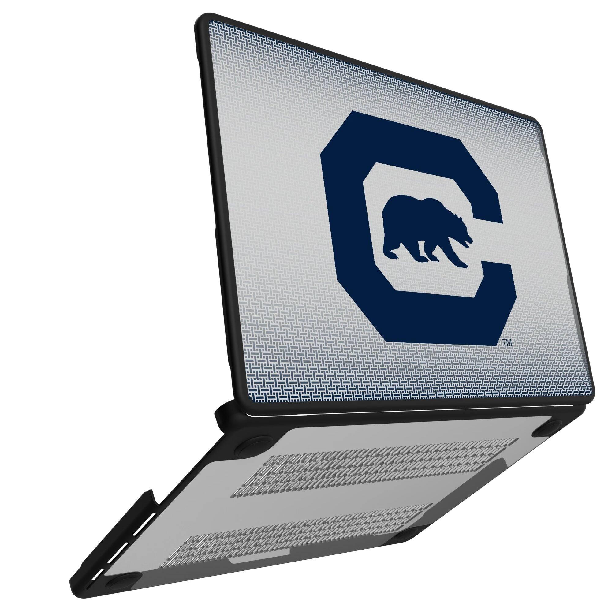 Alt View 1. Keyscaper - Cal Bears Linen MacBook Case - Pro 14 in - Multicolor.