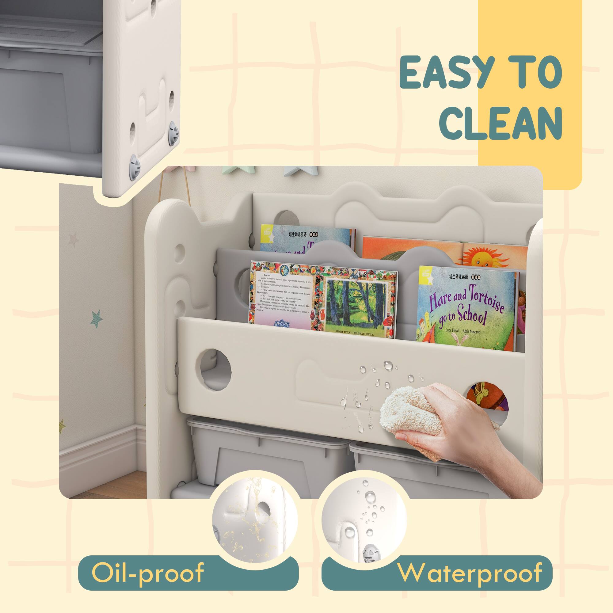 EASY TO CLEAN

Oil-proof

Waterproof