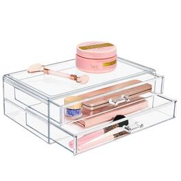 Sorbus - SorbusAcrylic Drawers - Perfect for Organizing Makeup Palettes, Hair Accessories, Cosmetics & more - Clear