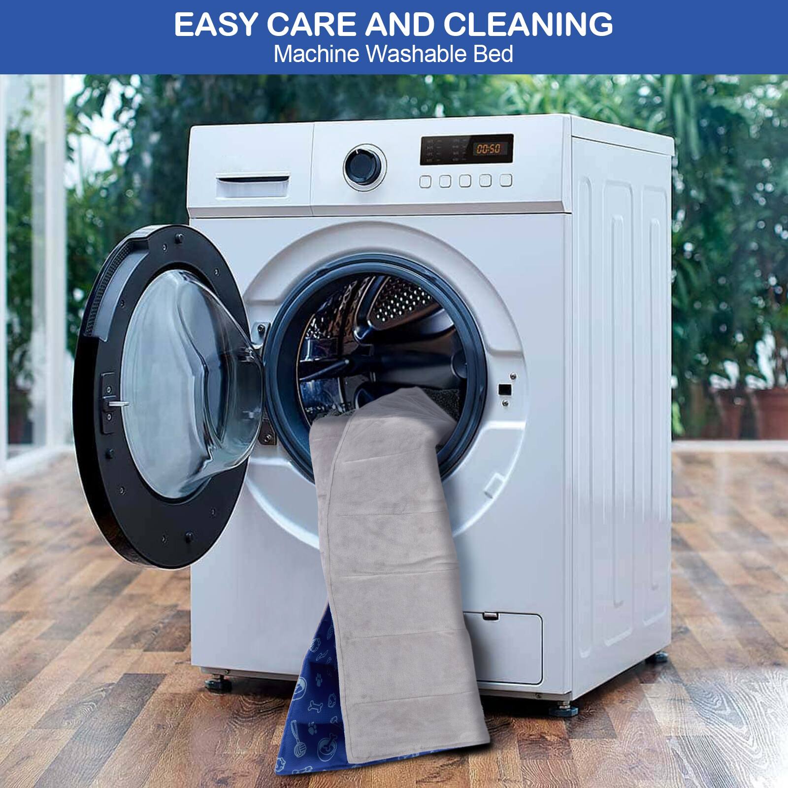 EASY CARE AND CLEANING  
Machine Washable Bed