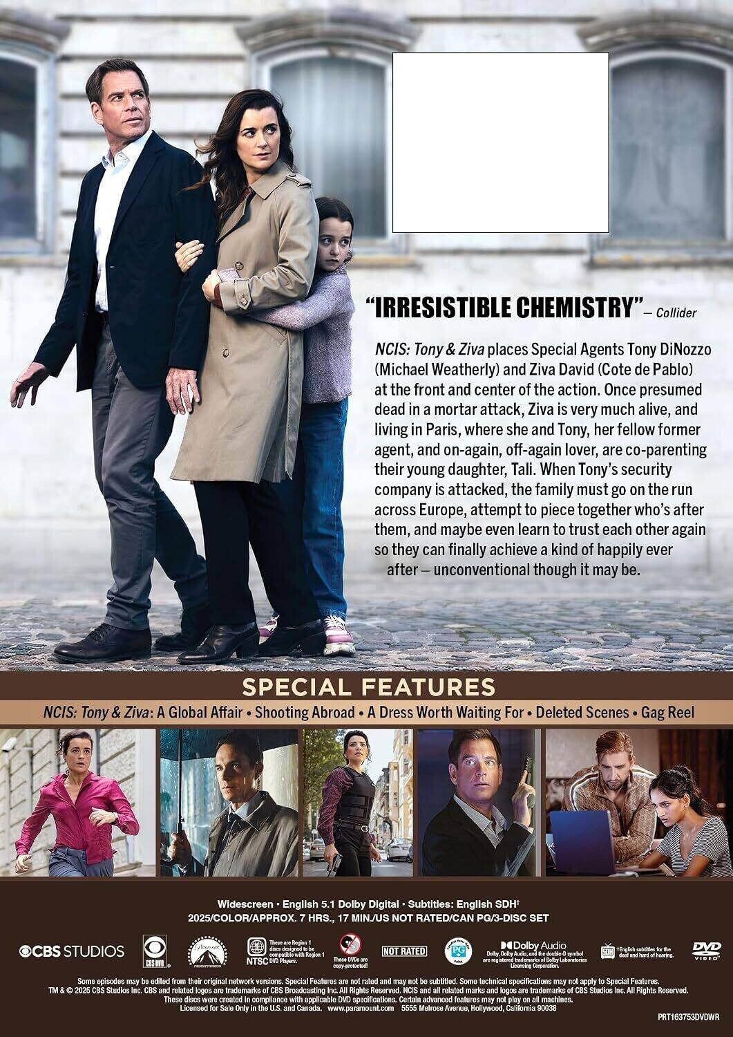 Alt View 1. NCIS: Tony & Ziva: Season One   - DVD.