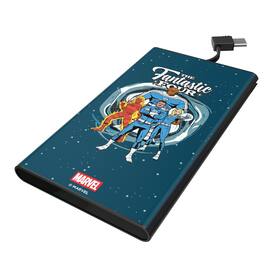 Keyscaper - Marvel Badge 5000mAh Flat Powerbank - Fantastic Four 3
