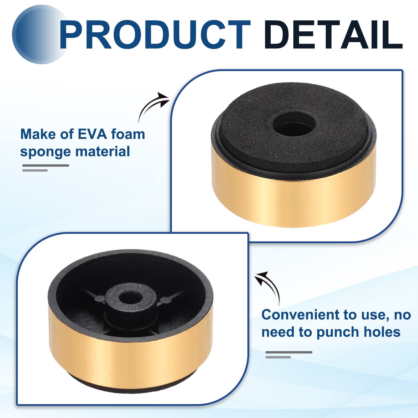 PRODUCT DETAIL

- Make of EVA foam sponge material
- Convenient to use, no need to punch holes